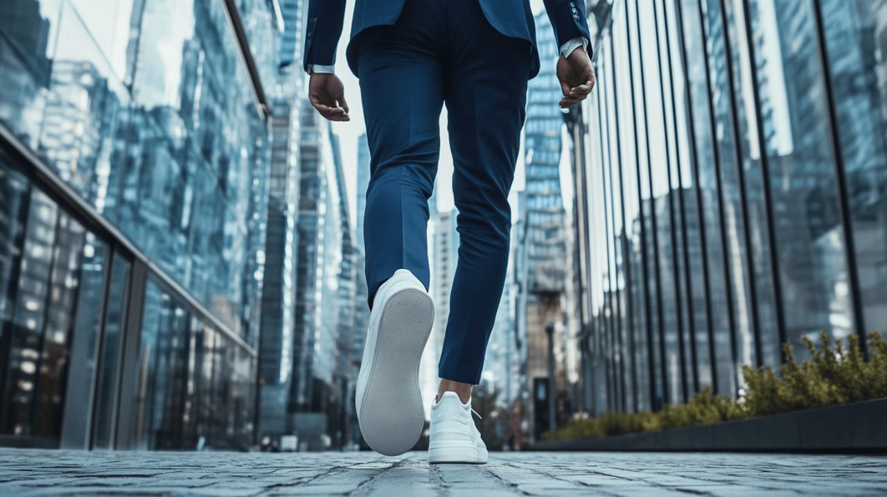 Les 7 erreurs fatales a eviter : Quelles sneakers porter avec un costume ?